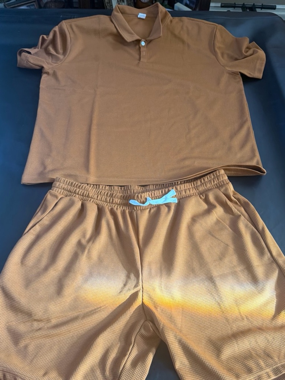 Men's Athletic Shorts in Brown - Unbranded